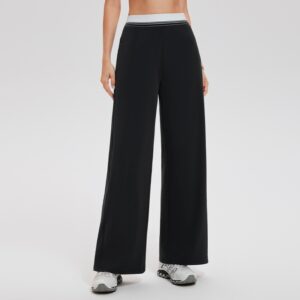 Loose-fitting wide-leg casual trousers