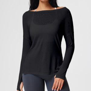 Women's Summer Long-Sleeve Breathable Fitness Cover-Up